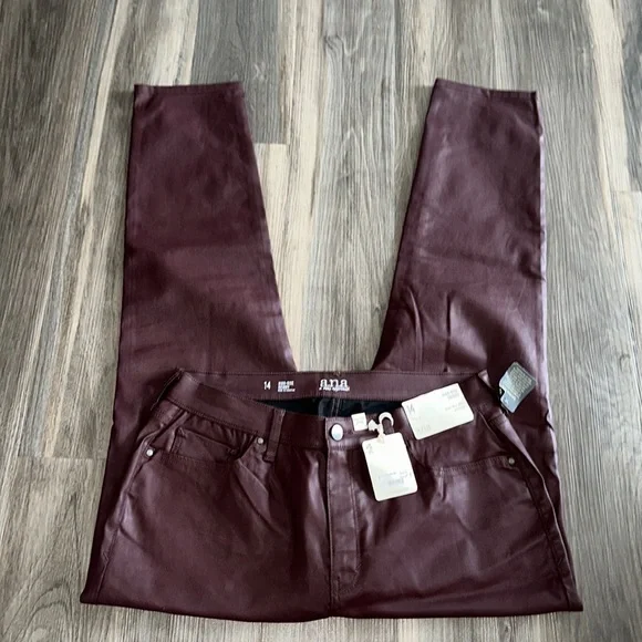 NWT a.n.a high-rise skinny leather pants - Picture 1 of 3